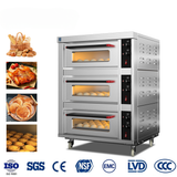 Commercial Electric Deck Oven — 3-Layer, 3-Tray