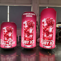 Can-Shaped Cylinder LED Video Display — Custom Digital Signage image preview