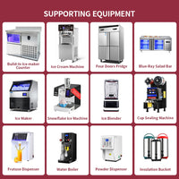 Bubble Tea Prep Counter with Built-In Refrigeration image preview