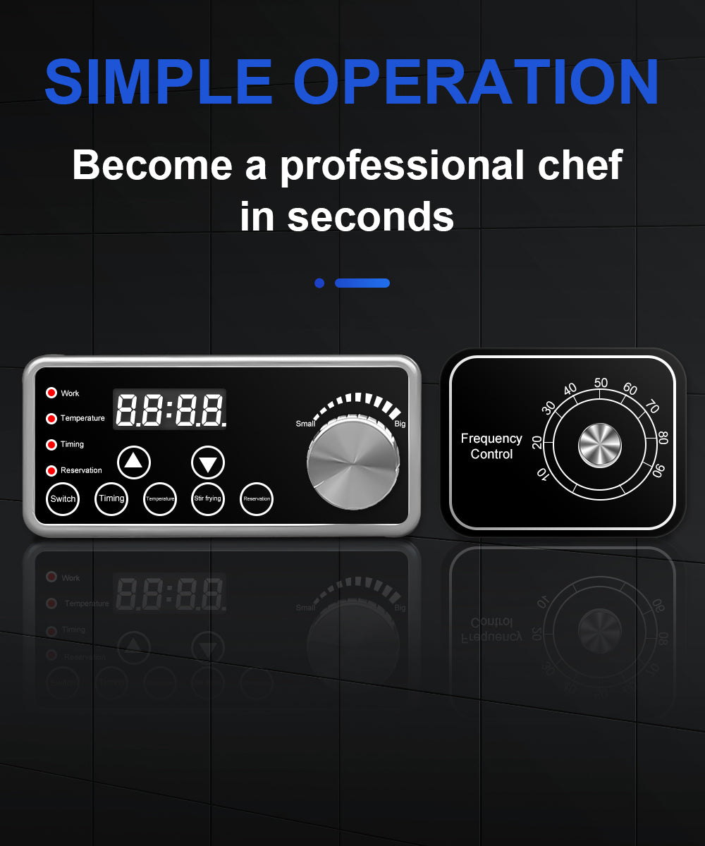 Commercial Automatic Stir-Fry Cooking Robot — Electric Wok Machine