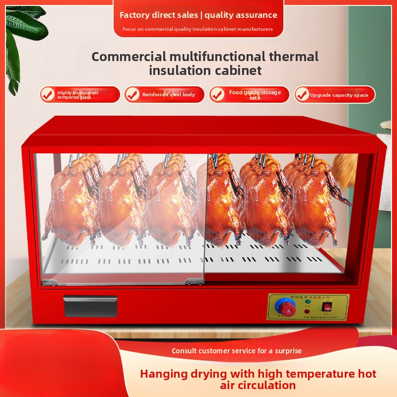 Commercial Heated Duck & Roast Meat Display Cabinet — Countertop