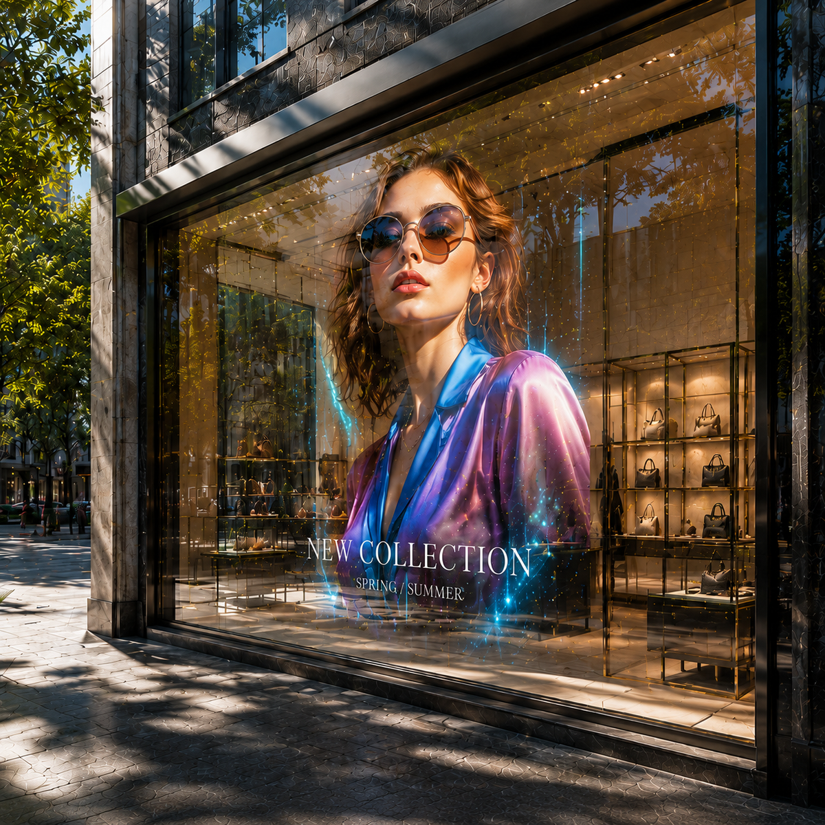 Transparent LED Film Screen for Glass Windows