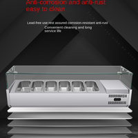Refrigerated Countertop Salad &amp; Prep Rail image preview