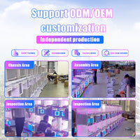 Commercial Claw Machine Prize Vending Cabinet with Bill Acceptor image preview