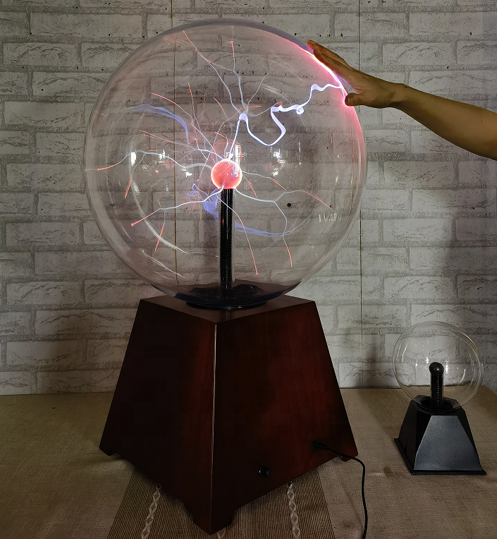 20-Inch Plasma Ball Lamp — Touch-Sensitive Lightning Globe