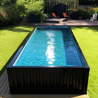 Prefab Above-Ground Fiberglass Swimming Pool — Container Series — превью изображения