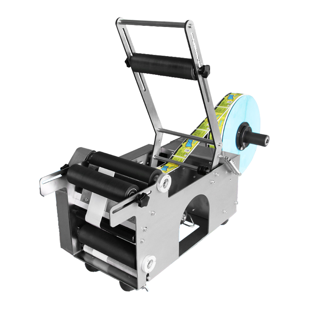 Semi-Automatic Round Bottle Labeling Machine — Desktop