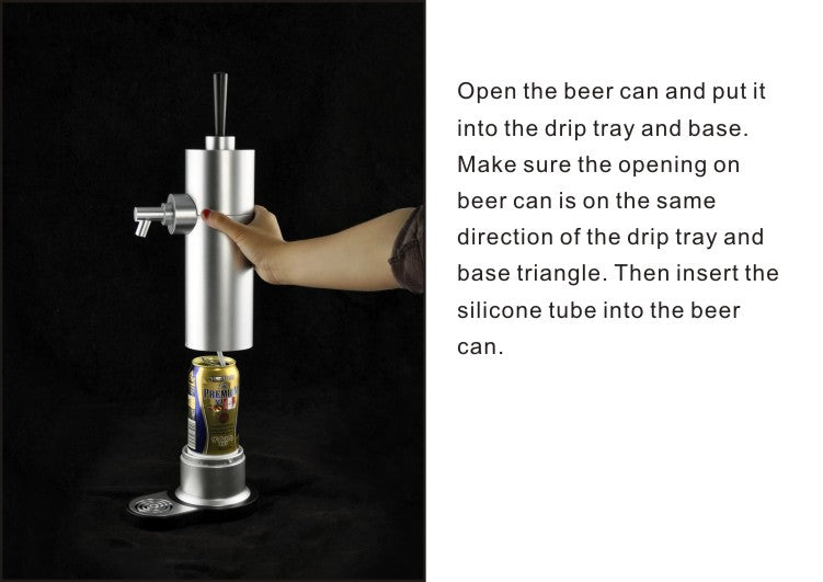 Ultrasonic Canned Beer Foamer & Dispenser