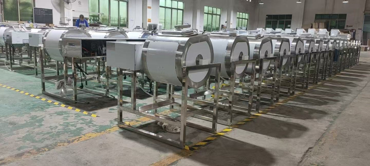 Commercial Vacuum Tumbler Marinator — Stainless Steel
