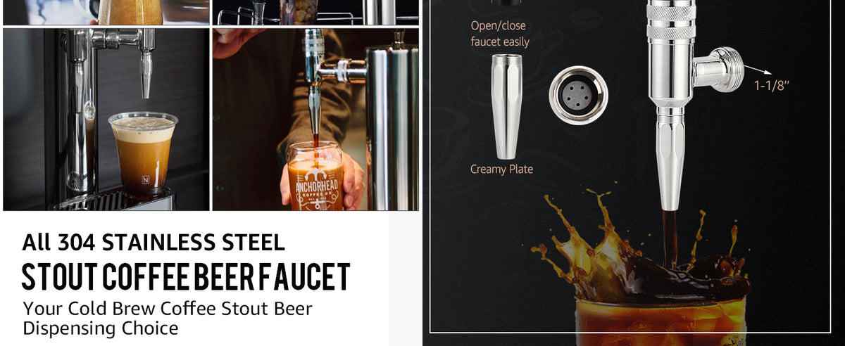 Nitro Stout Beer Faucet