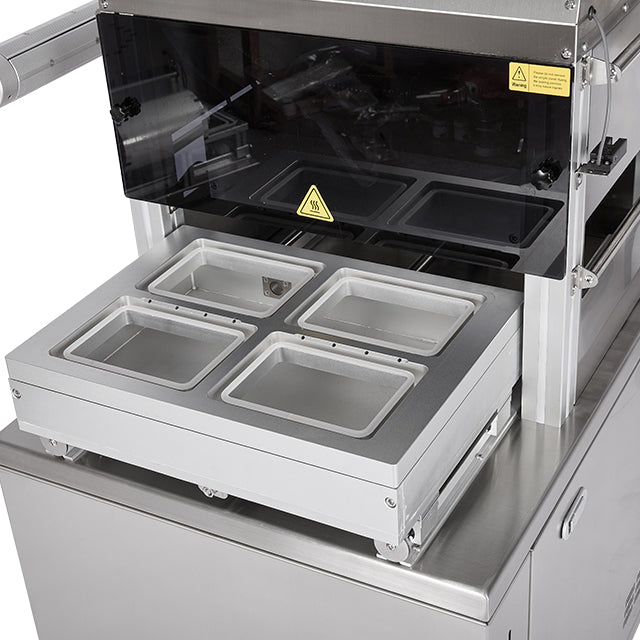 Semi-Automatic Tray Sealing Machine — Nitrogen Flush, Pneumatic