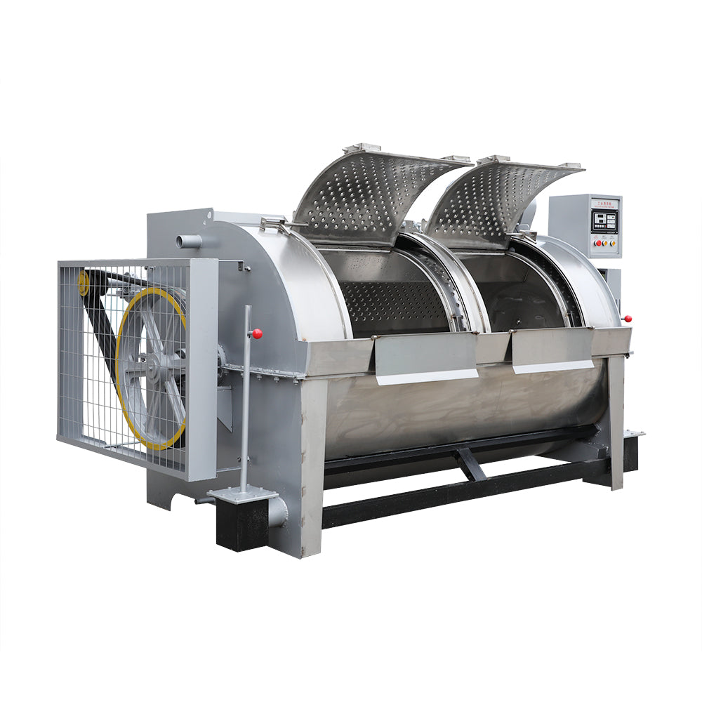 Commercial Industrial Washing Machine — Horizontal, Steam-Heated