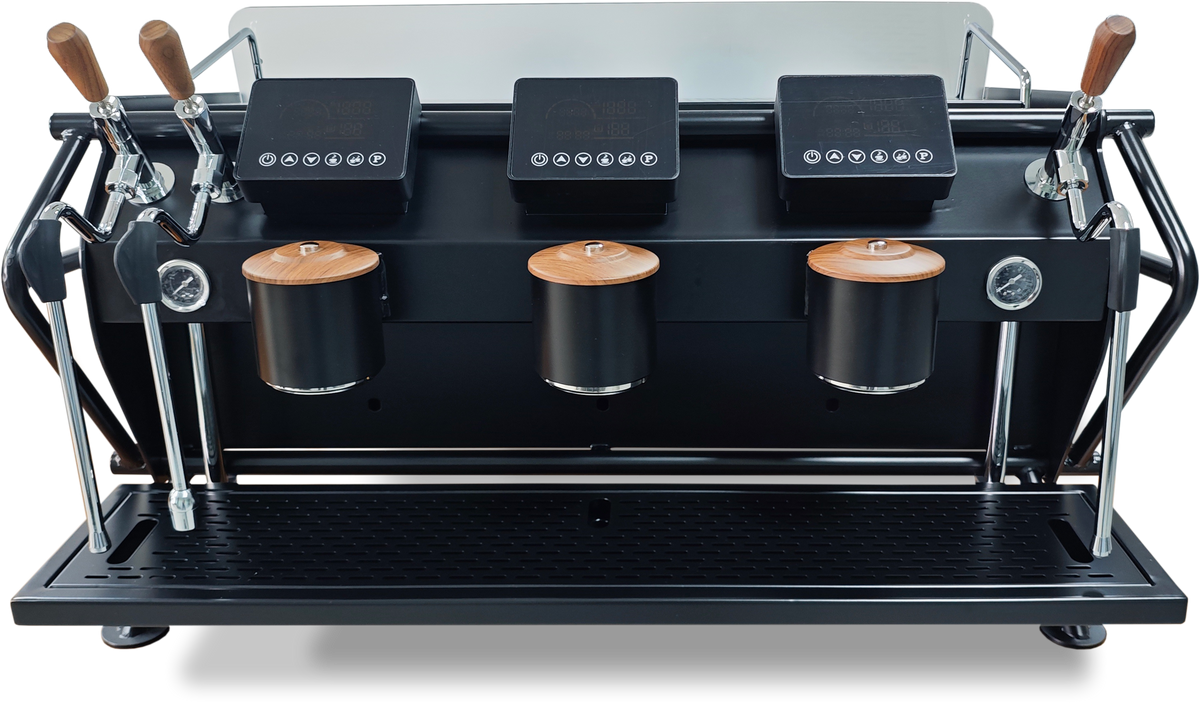 Commercial 3-Group Espresso Machine — Semi-Automatic, Dual Boiler