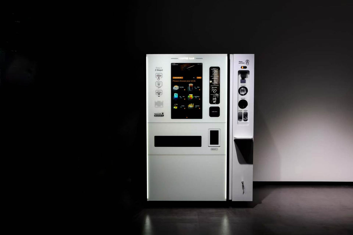 Multi-Drink Vending Machine — Coffee, Soda, Tea & Sparkling Water
