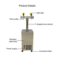 Water-Cooled Draft Beer Kegerator — 40L Stainless Steel image preview