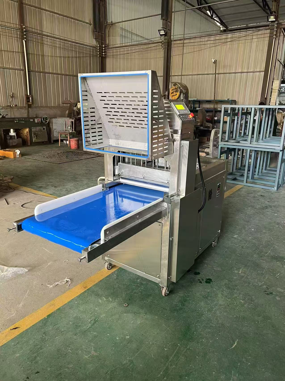 Frozen Meat Roll Cutting Machine — Automatic Beef & Mutton Slicer