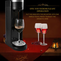 Electric Wine Aerator &amp; Dispenser with Cooling Cup image preview