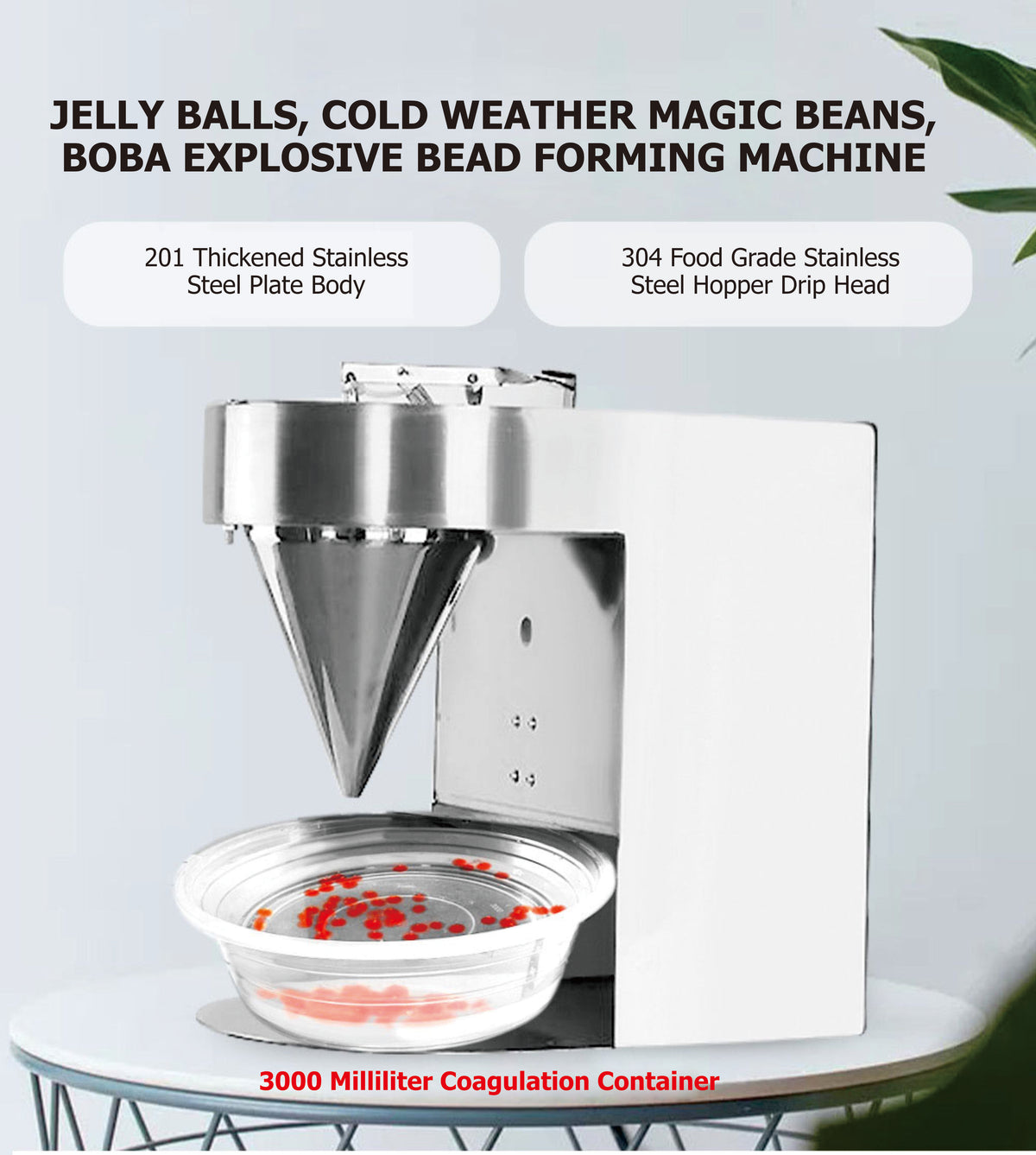 Commercial Popping Boba Pearl Making Machine