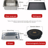 Smokeless Barbecue &amp; Hot Pot Table — Built-In Downdraft Exhaust image preview
