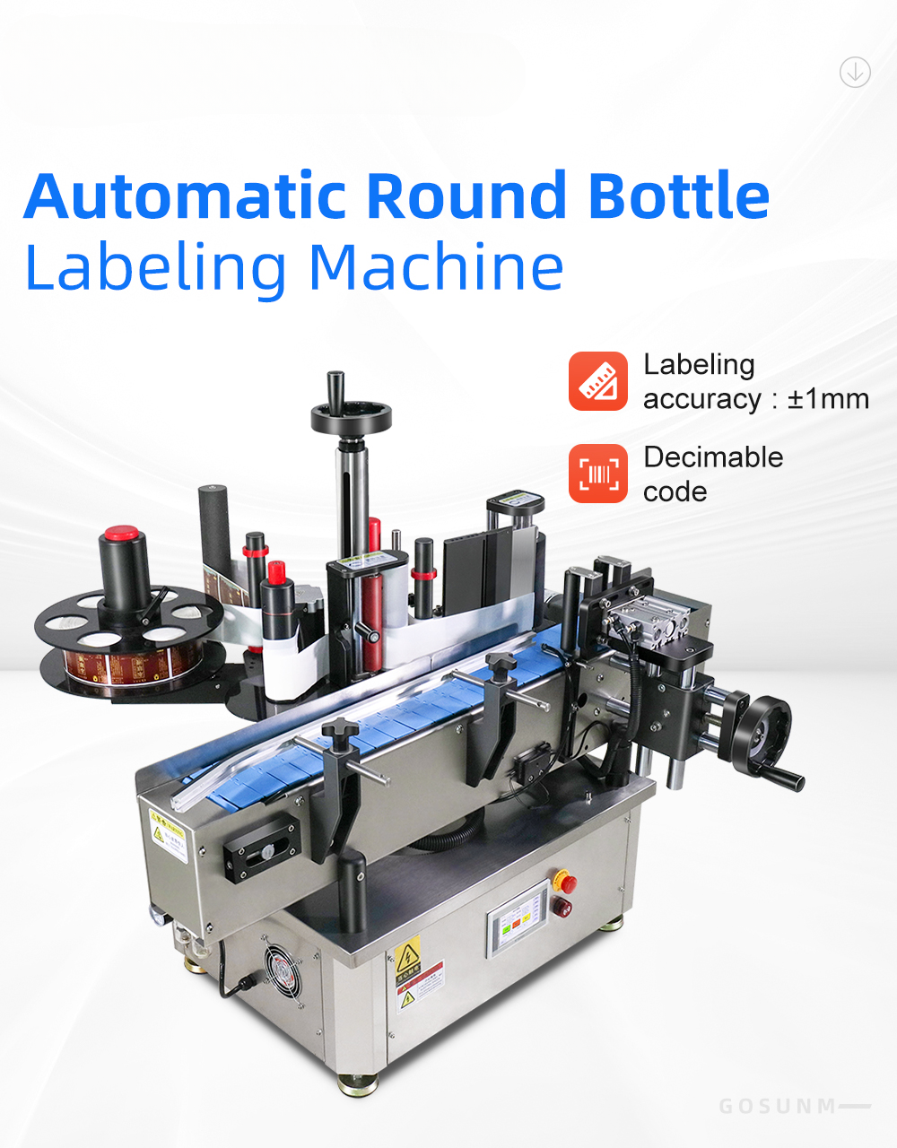 Automatic Desktop Round Bottle Labeling Machine