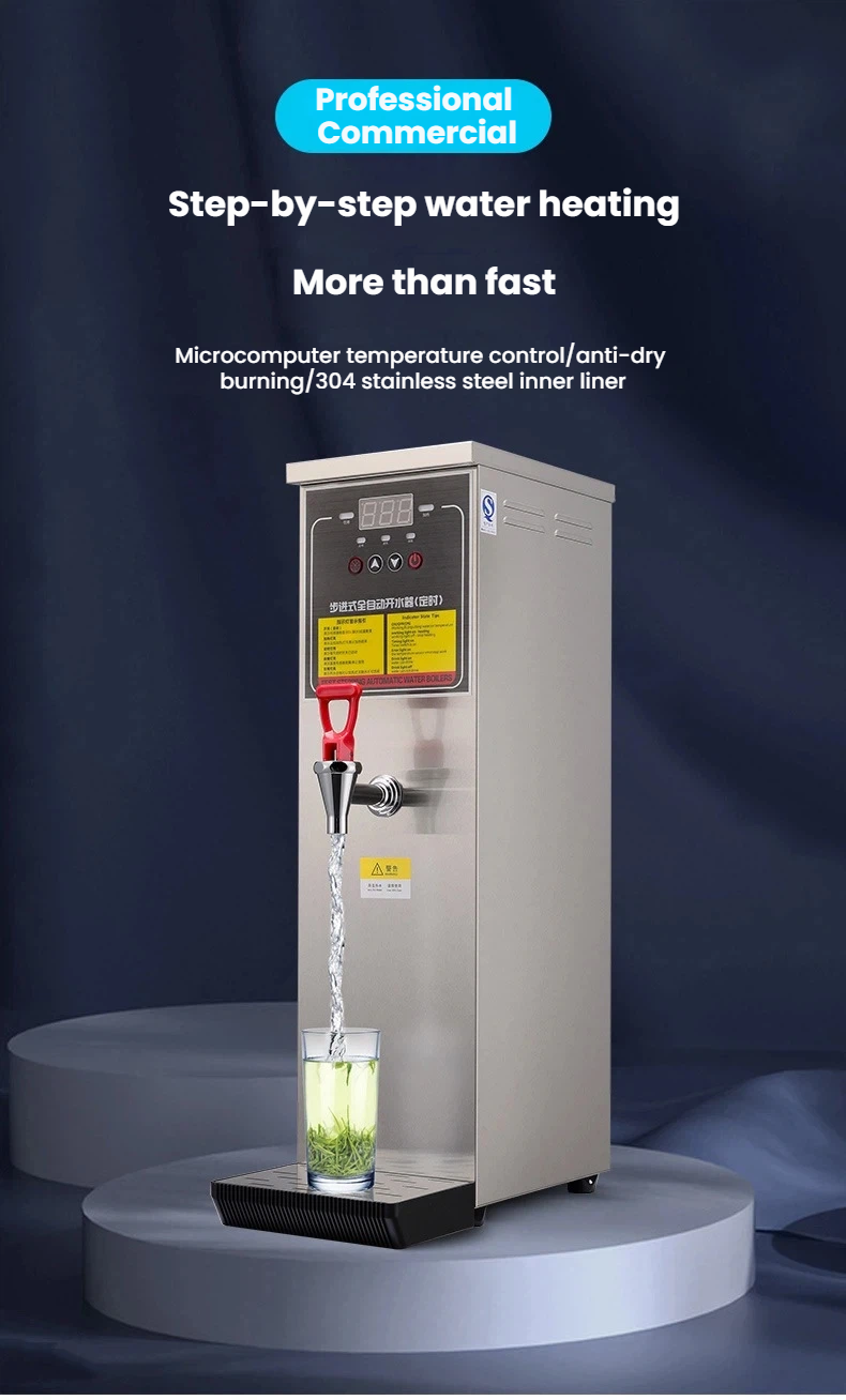 Commercial Countertop Water Boiler — Stepped Hot Water Dispenser