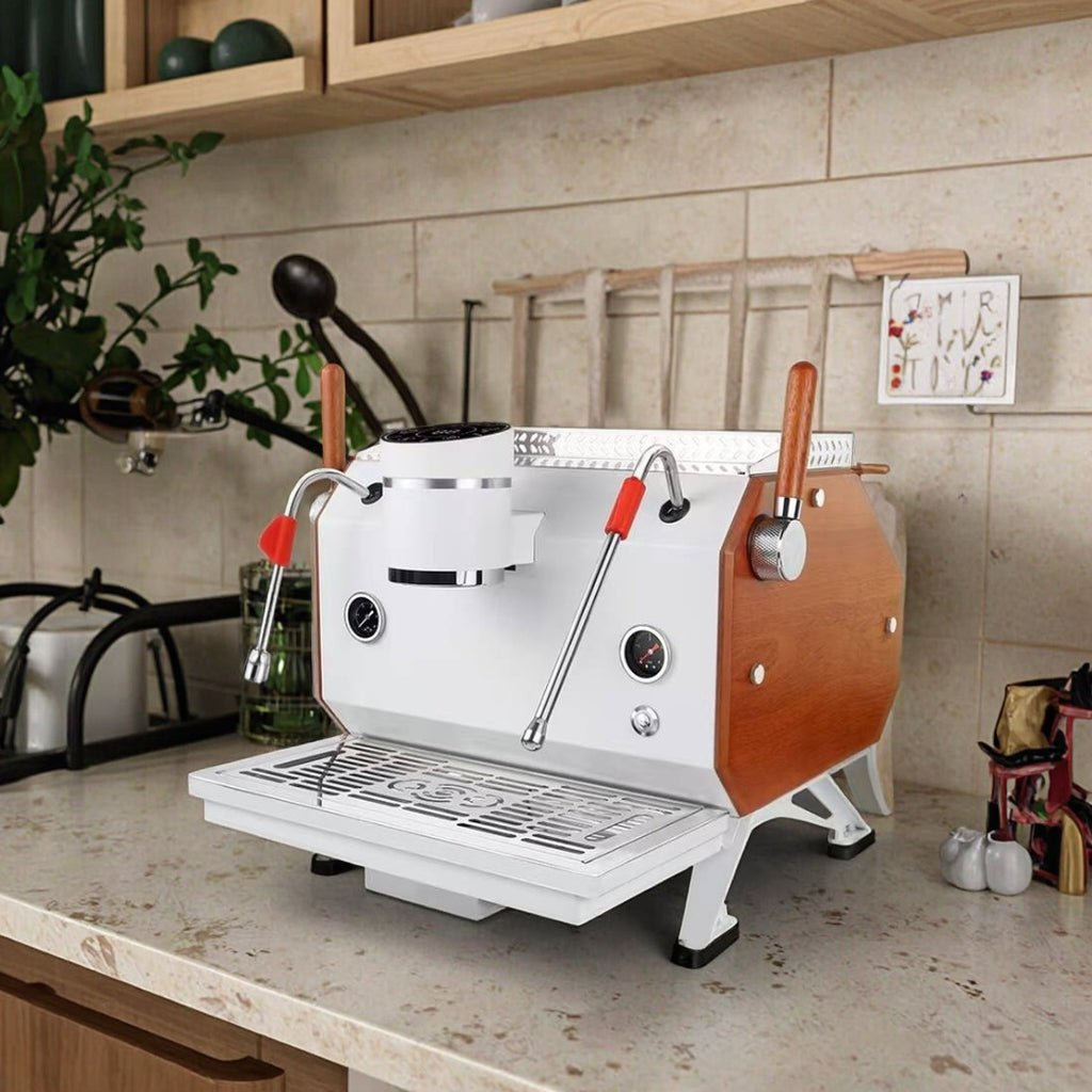 Commercial Semi-Automatic Espresso Machine — Touchscreen, 1- or 2-Group