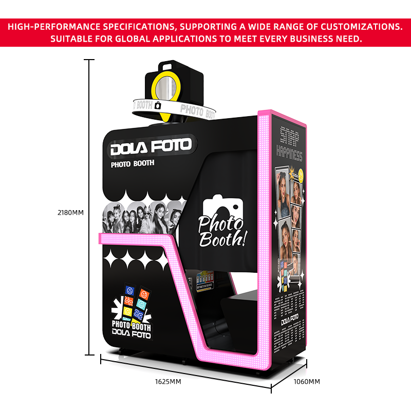 All-in-One Selfie Photo Booth Kiosk — Coin-Operated Instant Print
