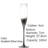 Liquimetal Crystal Wine Glass, Champagne Glass and Decanter image preview
