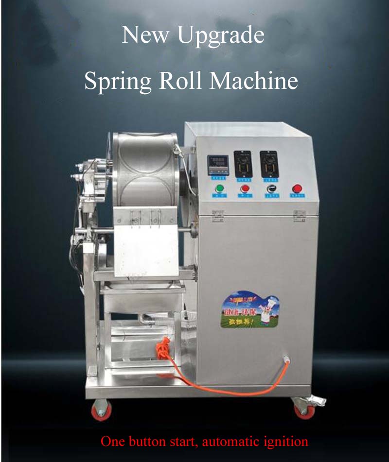 Commercial Automatic Spring Roll Sheet Machine — Gas-Heated