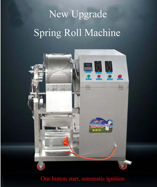 Commercial Automatic Spring Roll Sheet Machine — Gas-Heated
