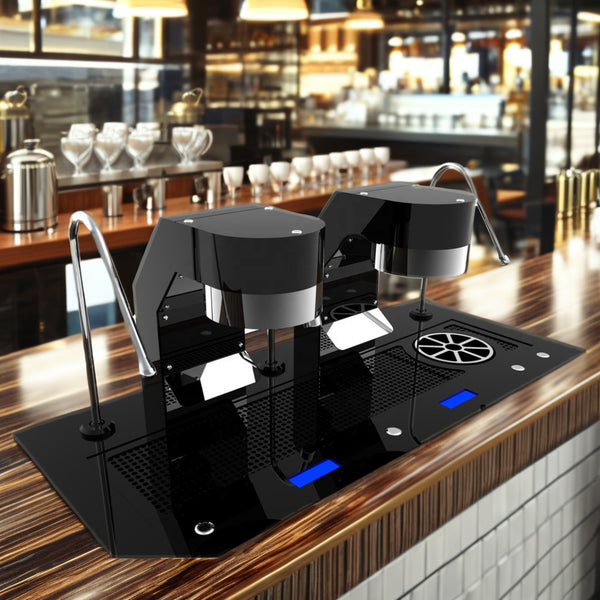 Commercial Built-In Espresso Coffee Machine — 2-Group Semi-Automatic