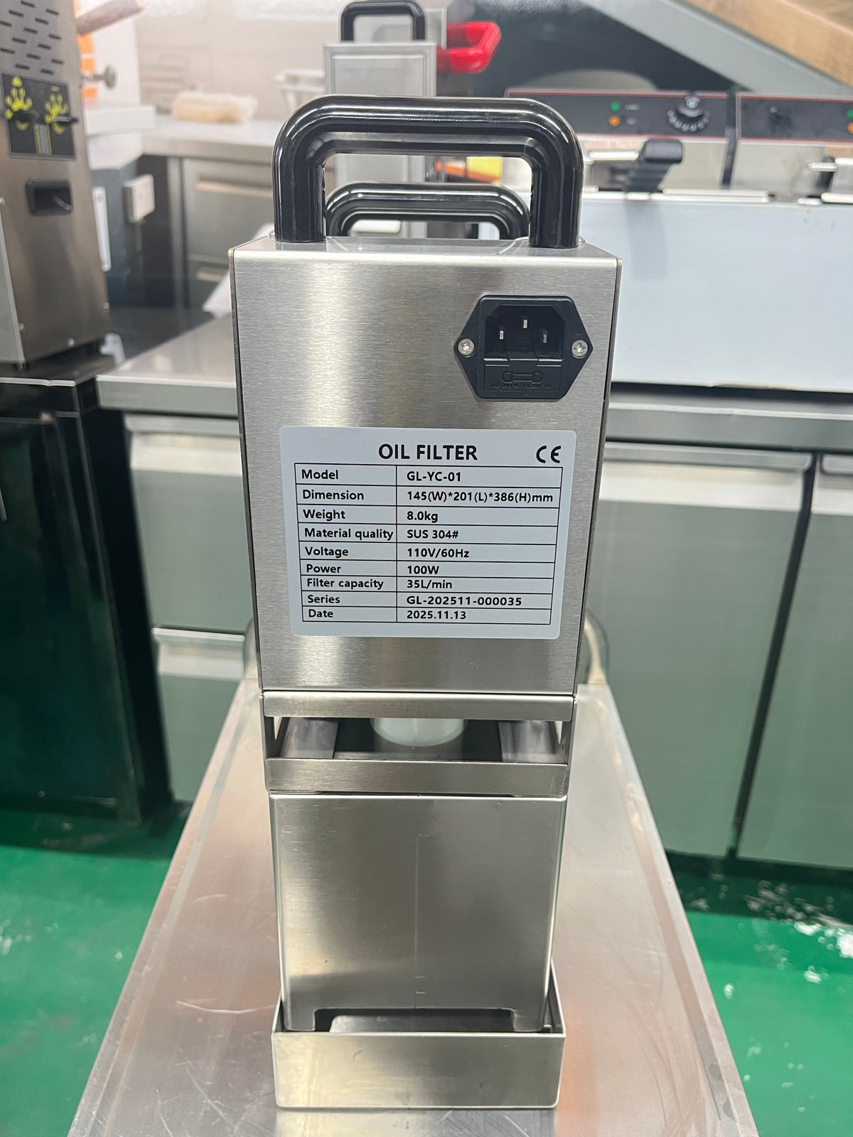 Centrifugal Fryer Oil Filter Machine