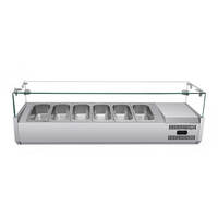 Refrigerated Countertop Salad &amp; Prep Rail image preview