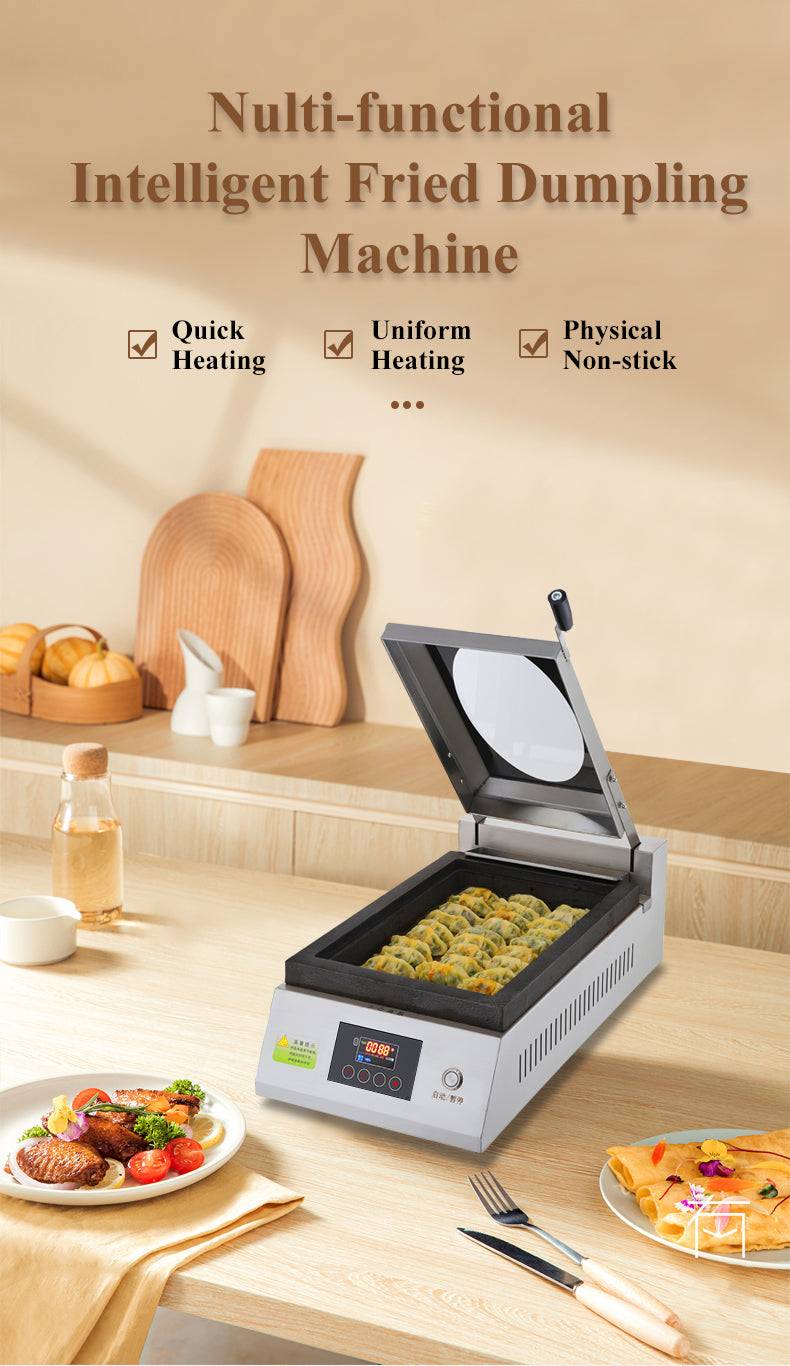 Commercial Electric Dumpling Fryer — Automatic Gyoza & Potsticker Cooker