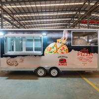 Mobile Wood-Fired Pizza Food Trailer — 5 m Concession Kitchen image preview