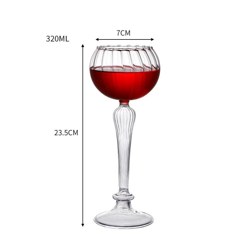 Elegant Peony Flower Cocktail Glass