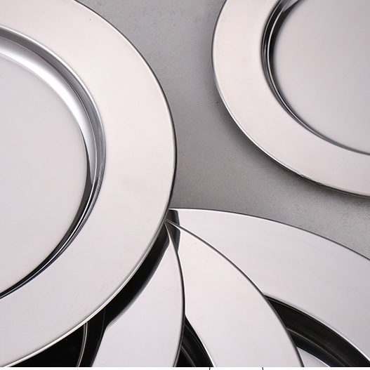Metal Charger Plate — Stainless Steel Underplate