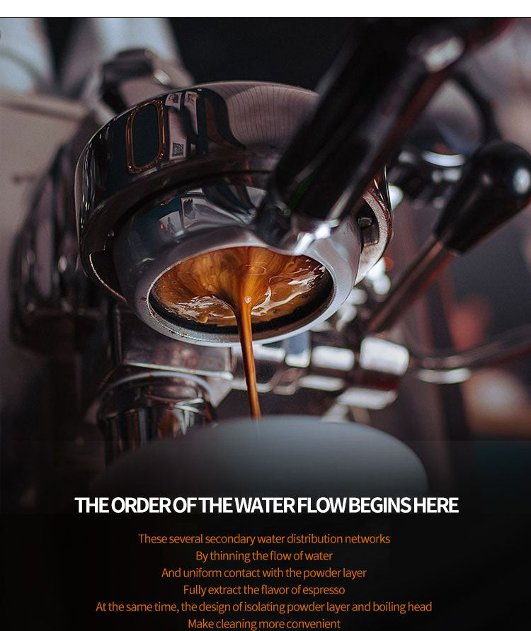 Bottomless Espresso Portafilter Basket — 304 Stainless Steel