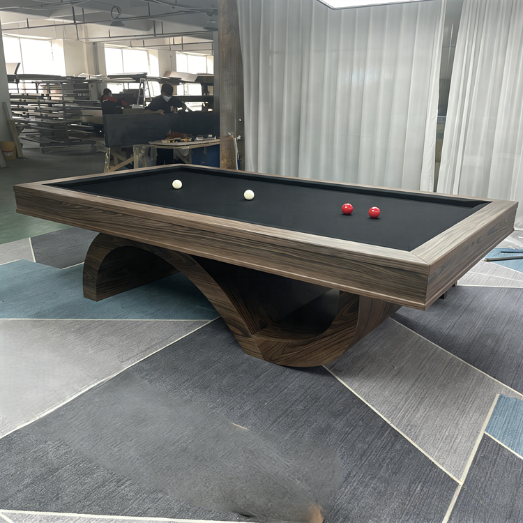 Solid Walnut Slate Pool Table — American 7/8/9 ft