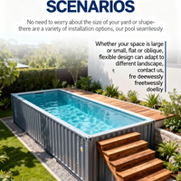 Prefab Above-Ground Fiberglass Swimming Pool — Container Series — превью изображения