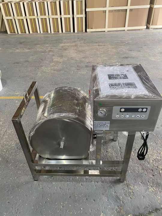 Commercial Vacuum Tumbler Marinator — Stainless Steel