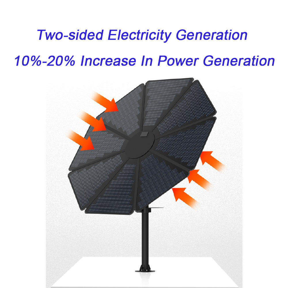 Off-Grid Solar Flower Power Station — Full Home Kit