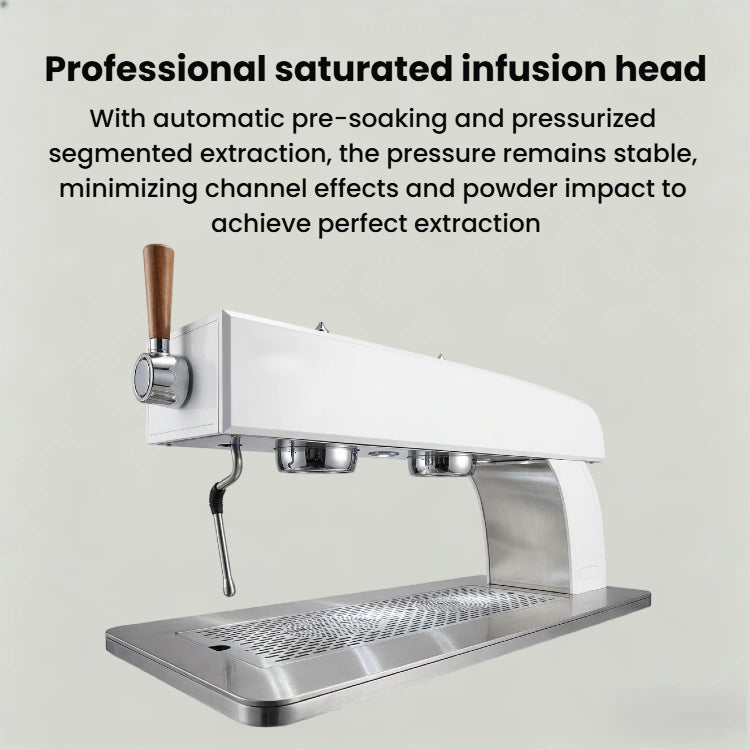 Commercial Dual-Boiler Espresso & Teapresso Machine — Dual Touchscreen