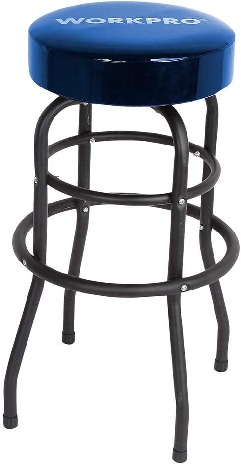 Modern Steel-Frame Rotating Commercial Bar Stool