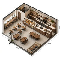 Turnkey Cafe Fitout — Custom Counter, Back Bar &amp; Display image preview