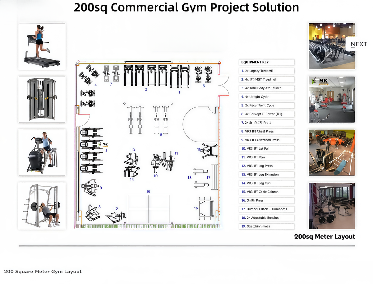 Commercial Gym Equipment Package — Strength & Cardio Fit-Out