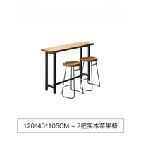 Commercial Bar Furniture Set — Solid Wood Tables &amp; Bar Stools image preview