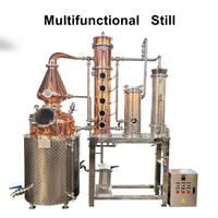 Commercial Reflux Column Still — Copper &amp; Stainless Distillation System image preview