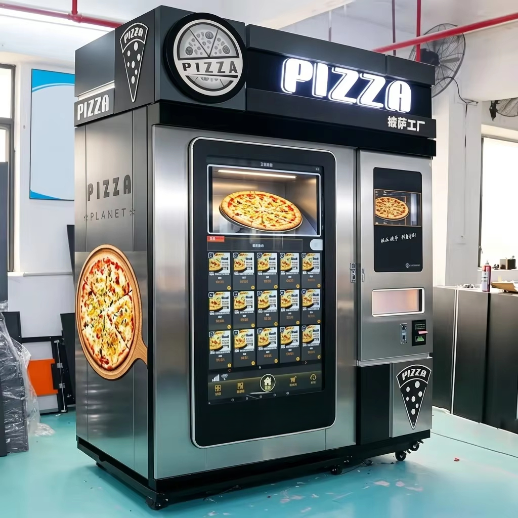 Commercial Pizza Vending Machine — 90-Second Bake, Outdoor 24/7