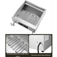 Commercial 4-Tier Countertop Dim Sum Steamer — Stainless Steel image preview